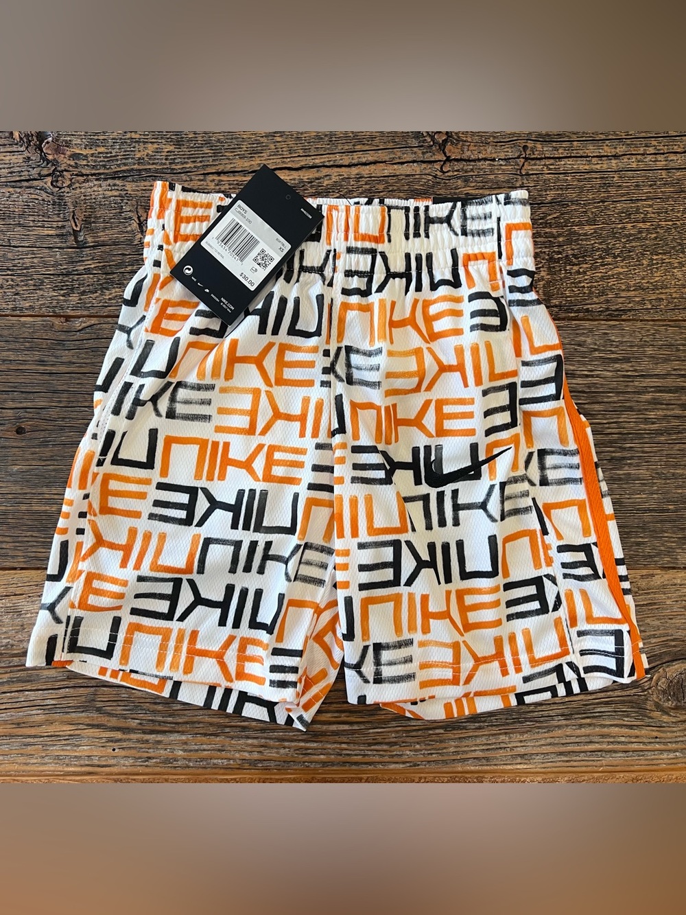 Nike Logo Pattern Basketball Shorts